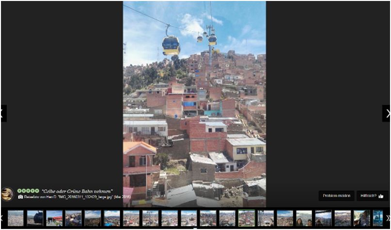 Screenshot:Tripadvisor.de, La Paz, abgerufen am 17. August 2016