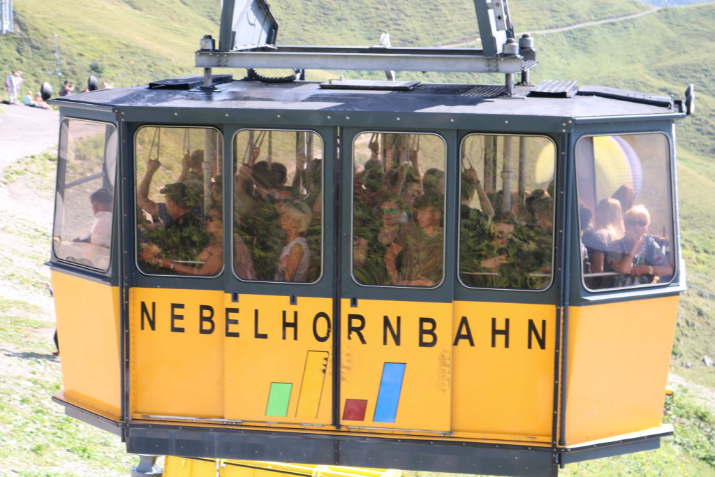 Nebelhornbahn bei Oberstdorf im Algäu